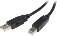 StarTech.com 5m USB 2.0 A to B Cable M/M - USB-kabel - USB (hann) til USB-type B (hann) - USB 2.0 - 5 m - svart