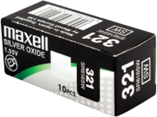 Maxell SR 616SW - Batteri 10 x SR616SW - Zn/Ag2O