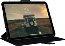 UAG Rugged Case for iPad 10.9 (10th Gen, 2022) - Scout Folio Black - Skjermdeksel for nettbrett - termoplast-polyuretan (TPU) - svart - 10.9 - for Apple 10.9-inch iPad (10. generasjon)