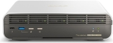 QNAP TBS-H574TX - NAS-server - 5 brønner - RAID RAID 0, 1, 5, 6, 10, 50, JBOD, 60, 60 hot spare - RAM 12 GB - 2.5 Gigabit Ethernet / 10 Gigabit Ethernet - iSCSI støtte