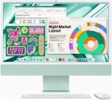 Apple iMac with 4.5K Retina display - Alt-i-ett - M3 - RAM 8 GB - SSD 256 GB - M3 8-core GPU - 802.11ax (Wi-Fi 6E), Bluetooth 5.3 - WLAN: 802.11a/b/g/n/ac/ax (Wi-Fi 6E), Bluetooth 5.3 - Apple macOS Sonoma 14.0 - monitor: LED 24 4480 x 2520 (4.5K) - tastat