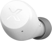 Edifier X3 - True wireless-hodetelefoner med mikrofon - i øret - Bluetooth - aktiv støydemping - matt hvit