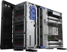 HPE ProLiant ML350 Gen10 Base - Server - tower - 4U - toveis - 1 x Xeon Silver 4210R / inntil 3.2 GHz - RAM 16 GB - SATA/SAS - hot-swap 2.5 brønn(er) - uten HDD - Gigabit Ethernet - uten OS - monitor: ingen - BTO