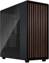 Fractal Design North XL - Tower - utvidet ATX (E-ATX) - sidepanel med vindu (herdet glass) - ingen strømforsyning (ATX) - trekullsort - USB/Audio/Mic