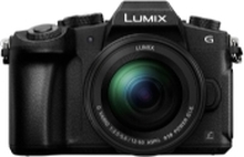 Panasonic Lumix G DMC-G81M - Digitalkamera - speilløst - 16.0 MP - Four Thirds - 4K / 30 fps - 5optisk x-zoom 12 - 60 mm-linse - Wi-Fi - svart