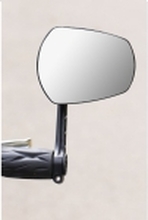 ZÉFAL ZL Tower 80 80 cm2 handlebar mirror, For inner handlebar clamping O16-22 mm, Glass fibre reinforced composite and Chrome