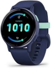 Garmin vívoactive 5 - Marineblå - smartklokke med bånd - silikon - håndleddstørrelse: 125-190 mm - display 1.2 - 4 GB - Bluetooth, Wi-Fi, ANT+ - 26 g