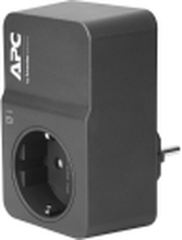 APC SurgeArrest - Strømstødsbeskytter - AC 230 V - output-stikforbindelser: 1 - Tyskland - sort