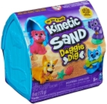 Kinetic Sand Doggie Dig, Kinetic Sand for barn, 5 år, Multicolor