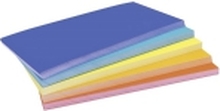 Magnetoplan Rainbow Moderationskort sorteret efter farve, Rød, Orange, Gul firkantet 200 mm x 100 mm 250 stk