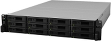 Synology RackStation RS3618XS - NAS-server - 12 brønner - kan monteres i rack - SATA 6Gb/s - RAID RAID 0, 1, 5, 6, 10, JBOD, RAID F1 - RAM 8 GB - Gigabit Ethernet - iSCSI støtte - 2U