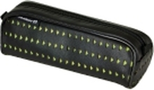 Pelikan pennal laserkuttet, svart/gult laget av PU-materiale, delvis utstanset på utsiden, trendy - 1 stk (517102)