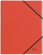 Leitz Recycle - Kortfil - 6 rom - for A4 - med fliker - rød
