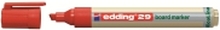 edding EcoLine 29 board - Markør - for brett - rød - fargeblekk - 1-5 mm