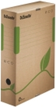 Esselte Eco - Boksfil - bokryggbredde: 80 mm - for A4 - naturlig brunfarge