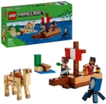 LEGO Minecraft 21259 På tokt med sjørøverskip