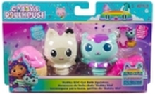 Gabby's Dollhouse Bath Squirter set w/2 figures