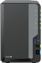 Synology DiskStation DS224+, NAS, Desktop, Intel® Celeron®, J4125, Sort