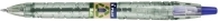 Pilot B2P Ecoball, Klips, Uttrykkbar kulepenn med hengefeste, Gjenfyllbar, Blå, 1 stykker, Medium