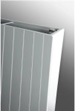 THERMRAD VERTI LINE designradiator med plan lodret profileret front. 22-2000-400. 70/40/20 795W 60/30/20 440W. 75/65/20 1509W