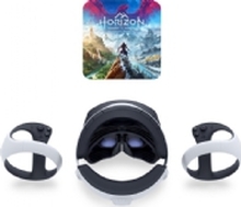 Sony PlayStation VR2 + Voucher Horizon Call of the Mountain, Dedikert HMD, Sort, Hvit, 110°, Monokromatisk, OLED, 2000 x 2040 piksler
