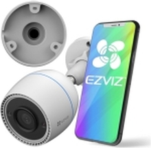 EZVIZ H3c, IP-sikkerhetskamera, Utendørs, Ledning & Trådløs, Amazon Alexa & Google Assistant, Vegg, Hvit
