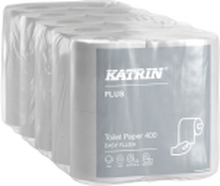 Toiletpapir Katrin Plus Easy Flush 2-lag 50m hvid,5 pk x 4 stk/krt
