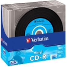 Verbatim Data Vinyl - 10 x CD-R - 700 MB 52x - smalt cover
