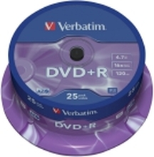 Verbatim DataLifePlus - 25 x DVD+R - 4,7 GB 16x - spindel