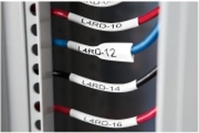 DYMO XTL - Permanet adhesiv - svart på hvitt - Rull (2,4 cm x 2,7 m) 1 kassett(er) tape - for XTL 300, 500