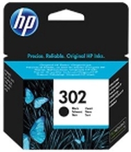 HP 302 - 3.5 ml - svart - original - blekkpatron - for Deskjet 11XX, 21XX, 36XX Envy 451X, 452X Officejet 38XX, 46XX, 52XX
