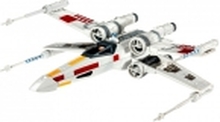 Revell Modellbausatz Star Wars X-Wing Fighter im Maßstab 1:112, Level 3, originalgetreue Nachbildung mit vielen Details, einfaches Kleben und Bemalen, 03601, 120 år