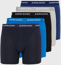 Björn Borg Shorts Solid 5-Pack Multipack underbukser Blue Depths
