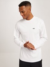 VANS Left Chest Hit Ls Langermede t-shirts White/Black