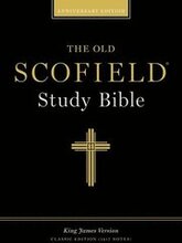 The Old Scofield Study Bible, KJV, Classic Edition - Bonded Leather, Navy, Thumb Indexed