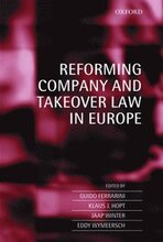 Reforming Company and Takeover Law in Europe