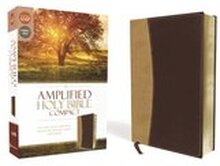 Amplified Holy Bible, Compact, Leathersoft, Tan/Burgundy