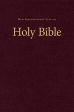 Niv, Value Pew And Worship Bible, Hardcover, Blue