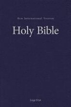 Niv, Pew And Worship Bible, Large Print, Hardcover, Blue