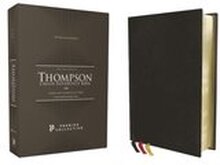 KJV, Thompson Chain-Reference Bible, Premium Goatskin Leather, Black, Premier Collection, Art Gilded Edges, Black Letter, Comfort Print