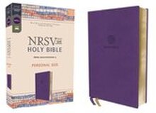 NRSVue, Holy Bible, Personal Size, Leathersoft, Purple, Comfort Print