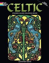 Celtic Stained Glass Coloring Book