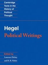 Hegel: Political Writings