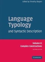 Language Typology and Syntactic Description: Volume 2, Complex Constructions