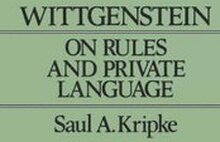 Wittgenstein On Rules And Private Language