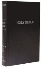 KJV, Pew Bible, Large Print, Hardcover, Black, Red Letter, Comfort Print