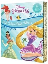Disney Princess Little Golden Book Library -- 6 Little Golden Books: Tangled; Brave; The Princess and the Frog; The Little Mermaid; Beauty and the Bea