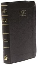 KJV, Vest Pocket New Testament and Psalms, Leathersoft, Black, Red Letter
