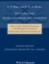 Wittgenstein: Rules, Grammar and Necessity