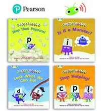 Learn to Read at Home with Bug Club Phonics Alphablocks: Phase 3/4 - Reception term 2 and 3 (4 fiction books) Pack B